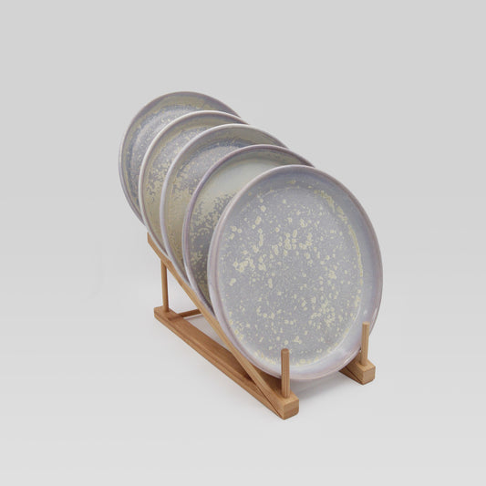 8.5" Lavender Ceramic Plate